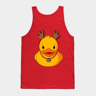 Reindeer Bell Rubber Duck Tank Top